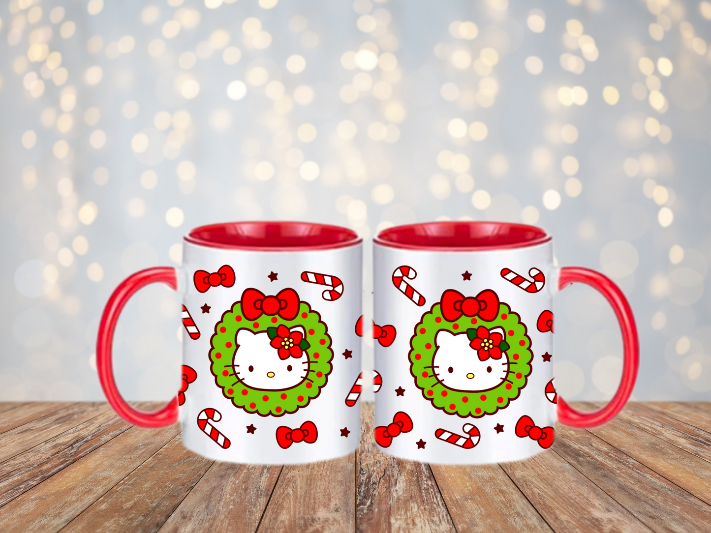 Pre Order** Christmas Kitty Mug, 11oz