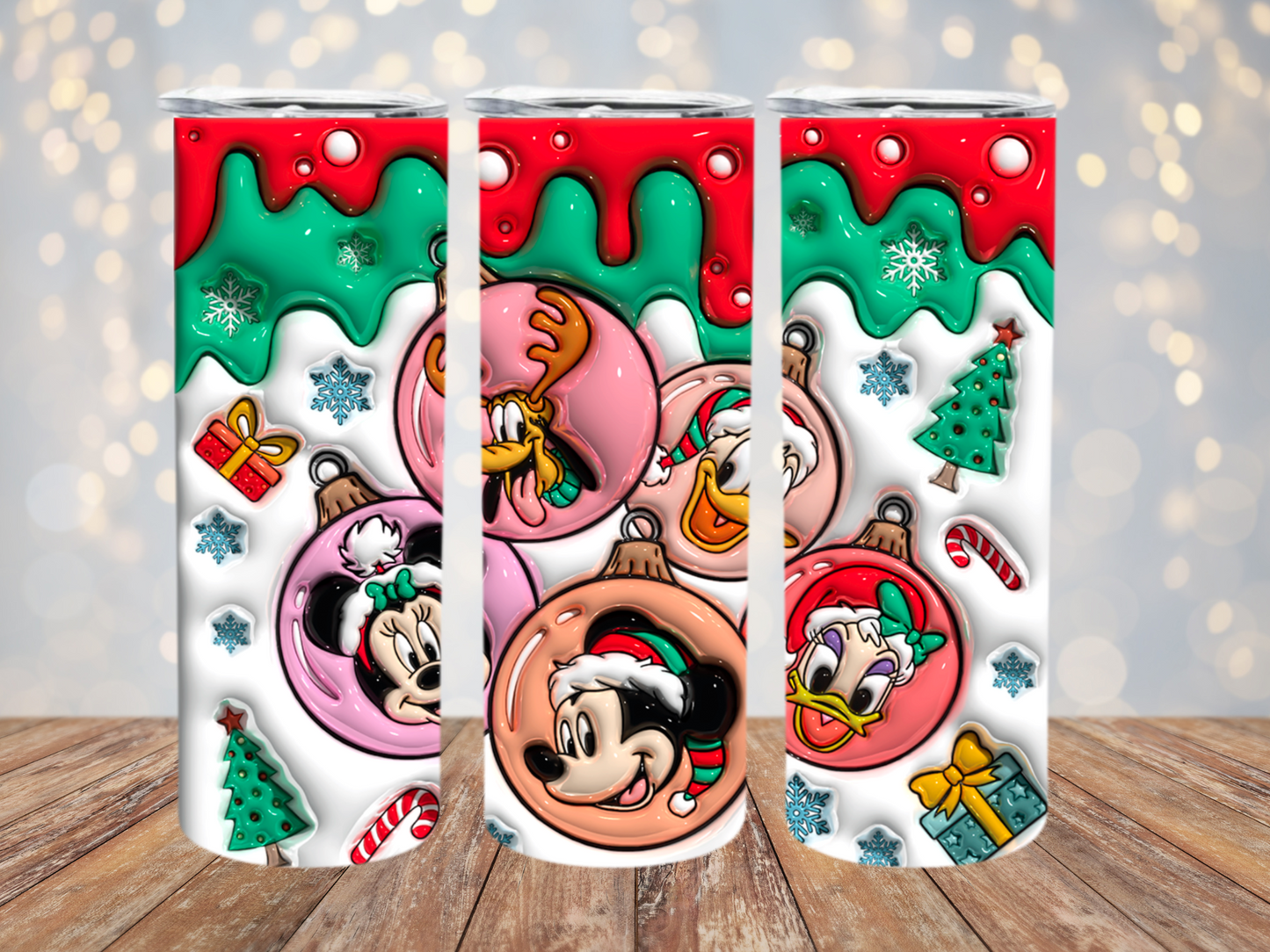 Pre Order* Mouses Christmas Tumblers, 20oz Multiple Designs