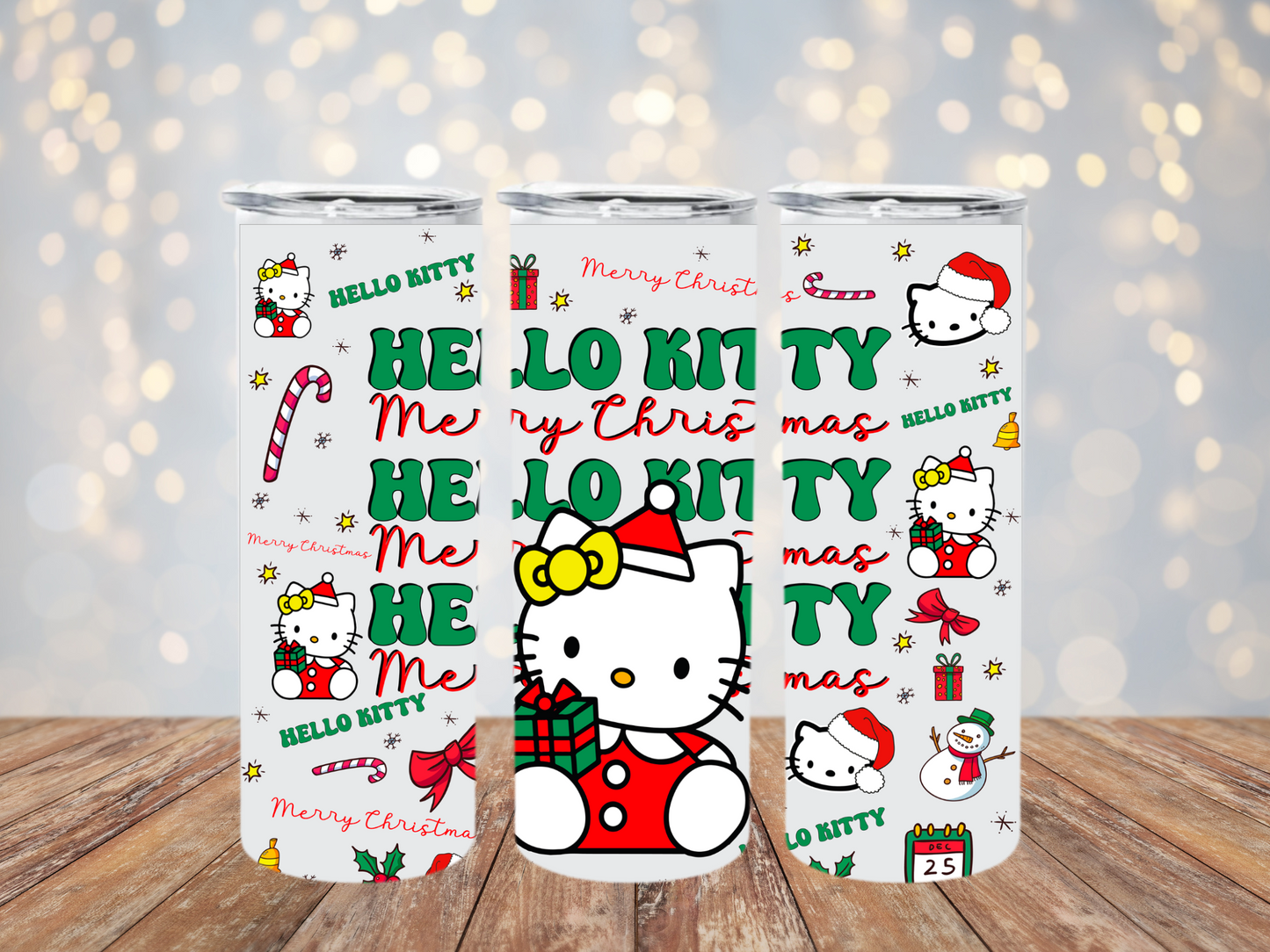 Pre Order* Kitty Christmas Tumbler, Multiple Designs, 20oz