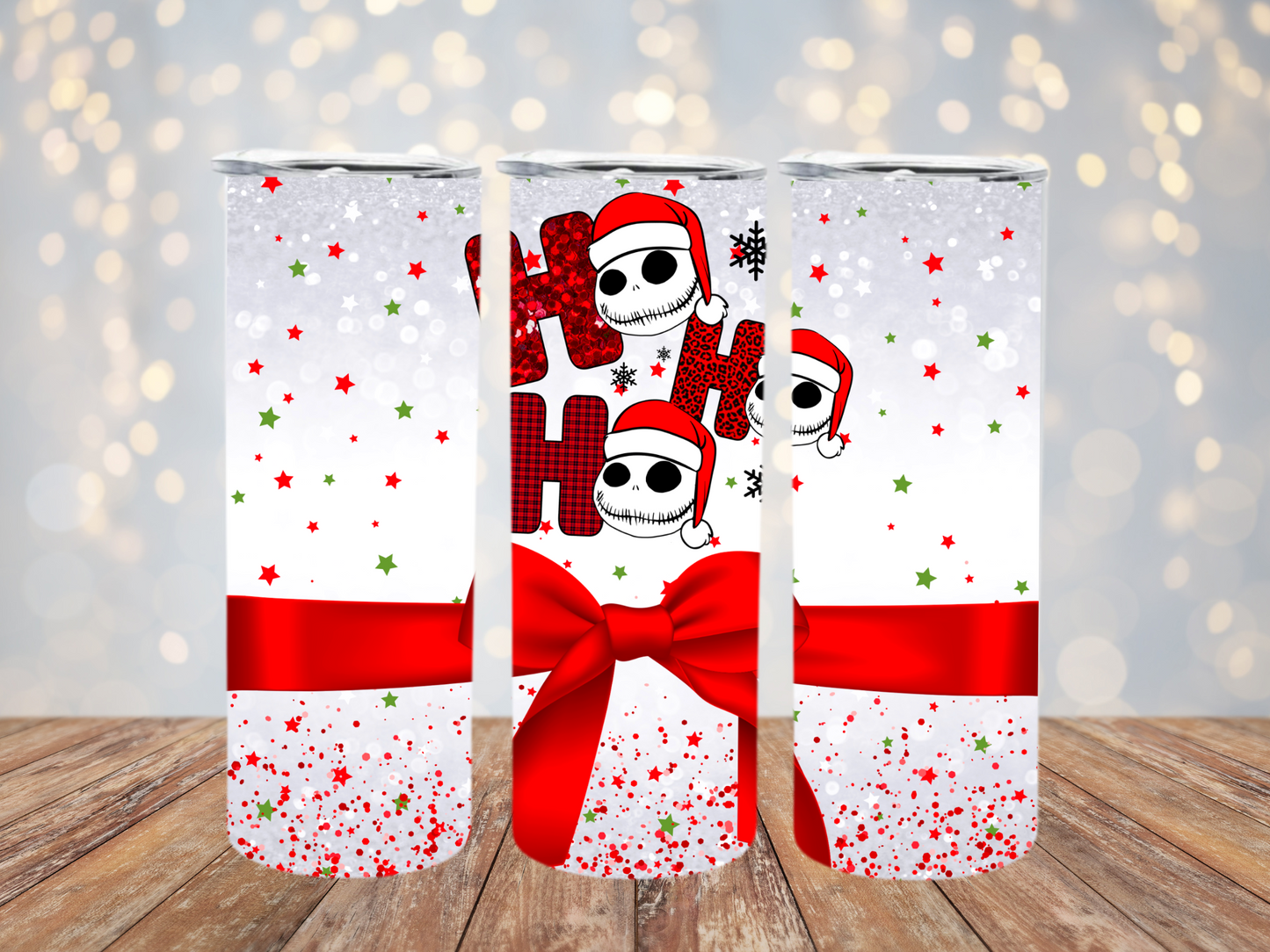 Pre Order* Ho Ho Ho Skellington Xmas Tumbler, 20oz