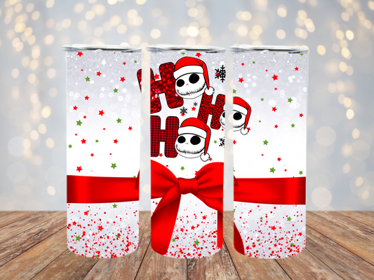 Pre Order* Ho Ho Ho Skellington Xmas Tumbler, 20oz